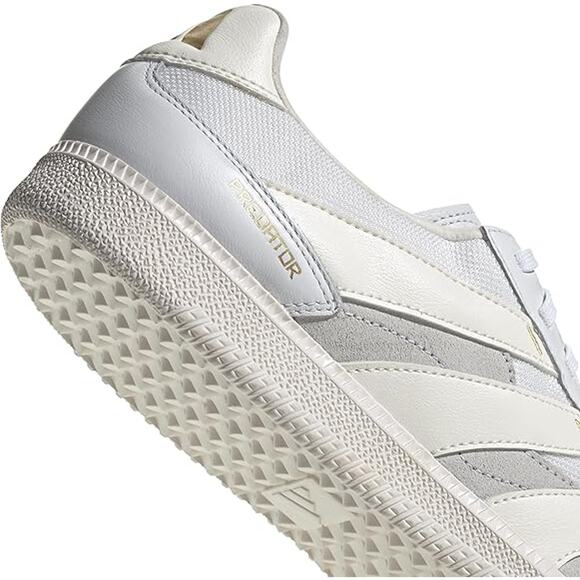 NWT adidas Unisex Predator Freestyle , White/Off White/Gold Metallic, 8 US Men - Picture 5 of 7